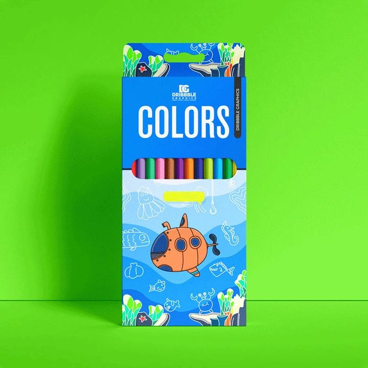 Colored boxes with logo printing for professional branding