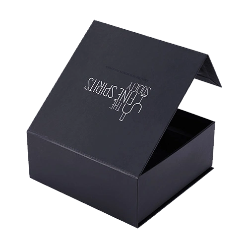 Luxury rigid boxes with logo printing to elevate brand identity and aesthetics