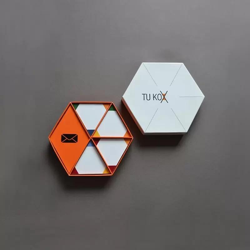 Custom rigid hexagon boxes designed for unique and stylish packaging solutions