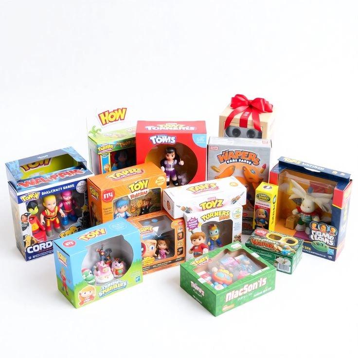 High-quality display toy boxes with durable and colorful designs