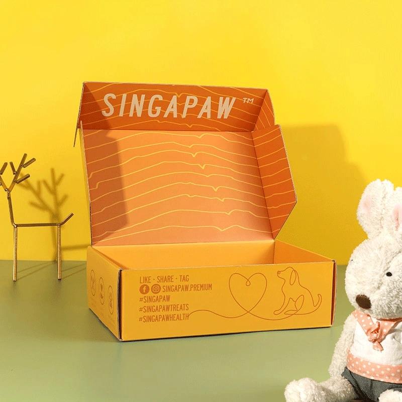 Handcrafted decorative cardboard box with ribbon