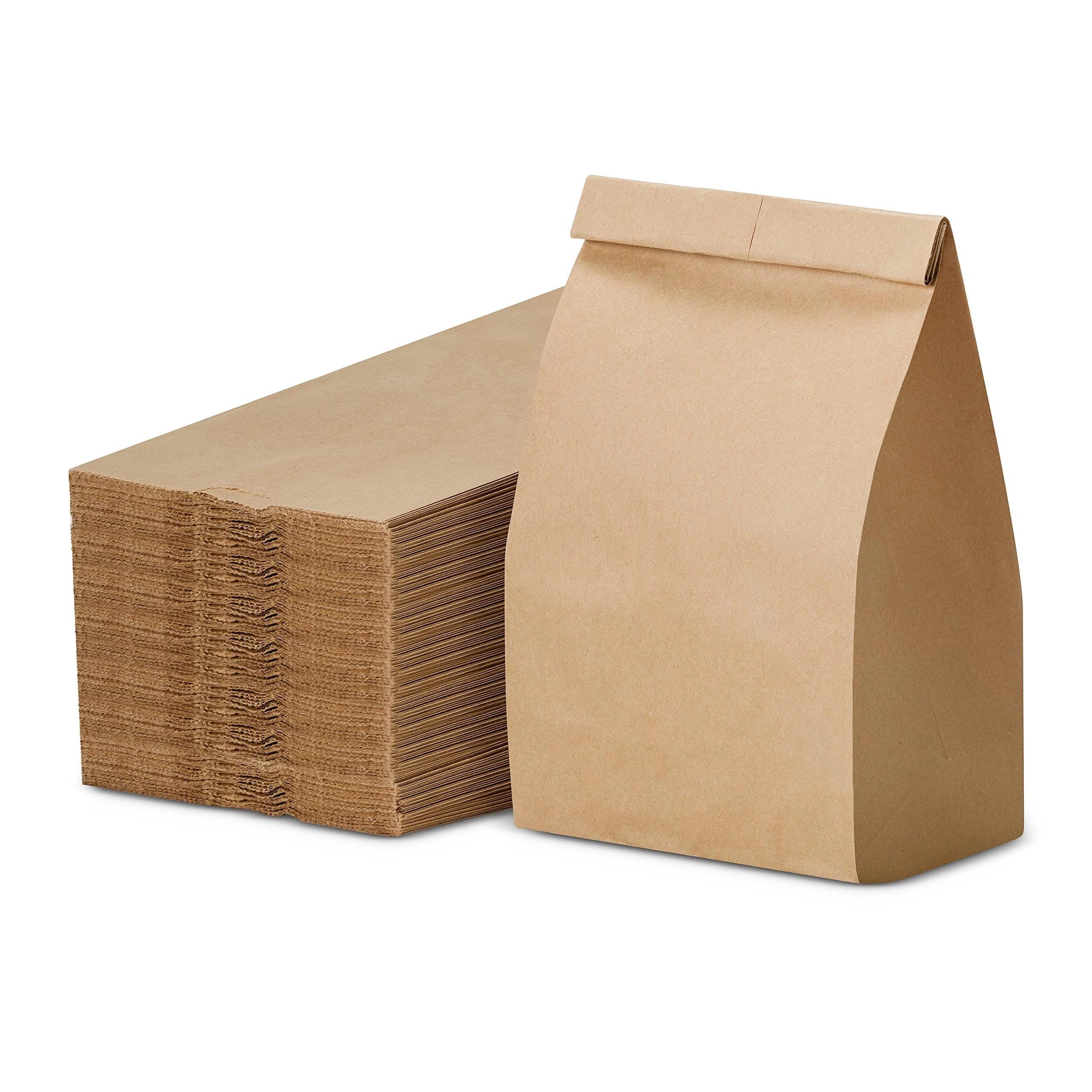 Paper food bags with logo printing to promote brand visibility and sustainability