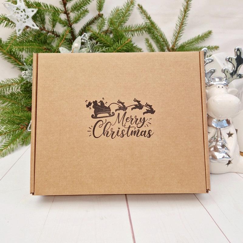 High-quality printed clothing Christmas boxes crafted for a festive presentation