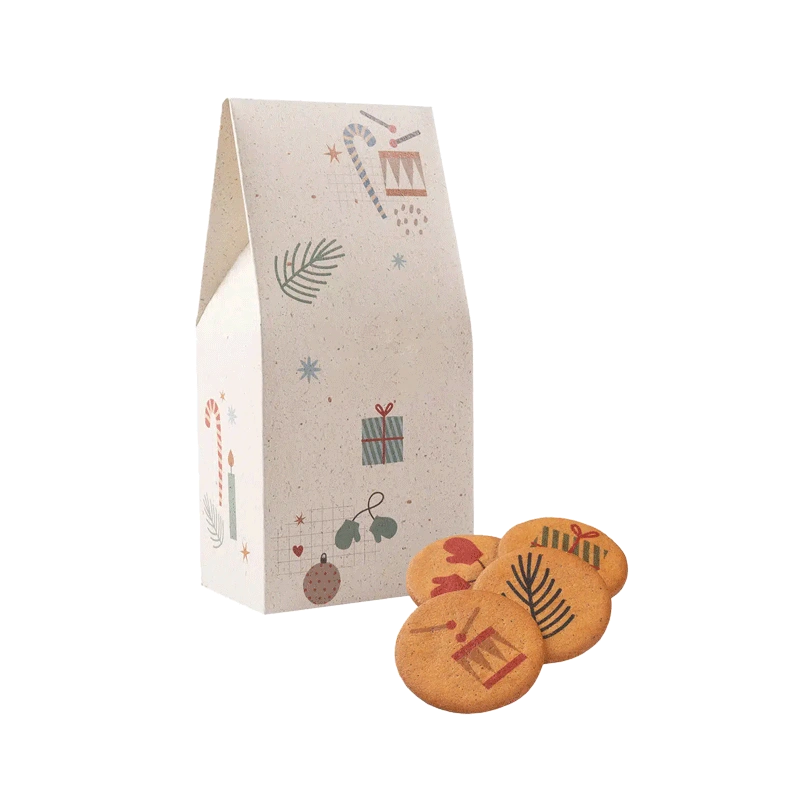 Custom cookie bags designed for stylish and secure packaging of baked goods
