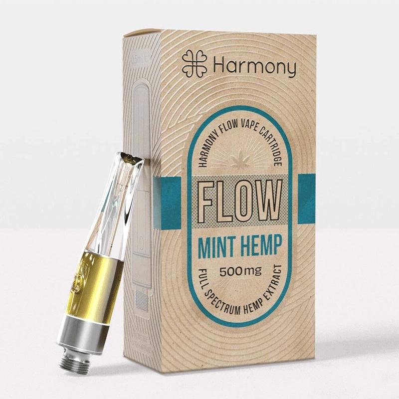 Minimalist CBD vape packaging box with modern aesthetics