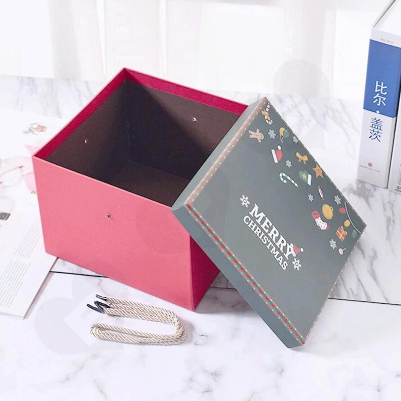 Rigid cardboard packaging box with a firm lid design