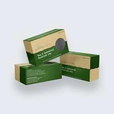 Organic soap boxes with logo printing for branded and sustainable product presentation