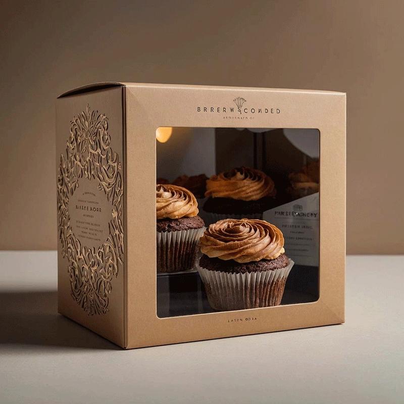 Cheesecake boxes with logo printing to elevate brand presentation