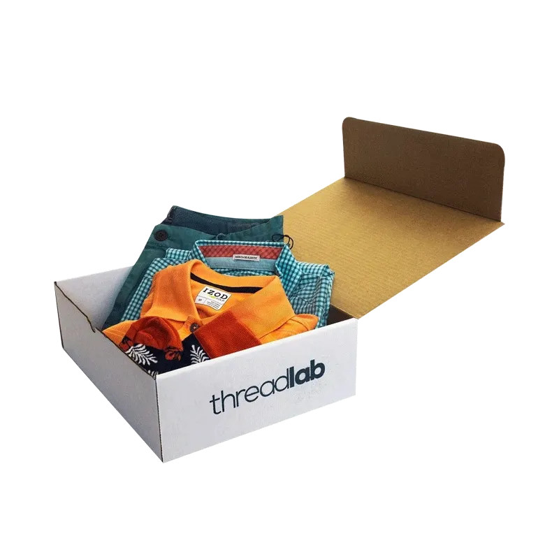 High-quality printed clothing subscription boxes crafted for durability and elegant presentation