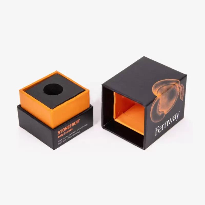 Shoulder neck rigid boxes with logo printing to enhance branding and luxury presentation