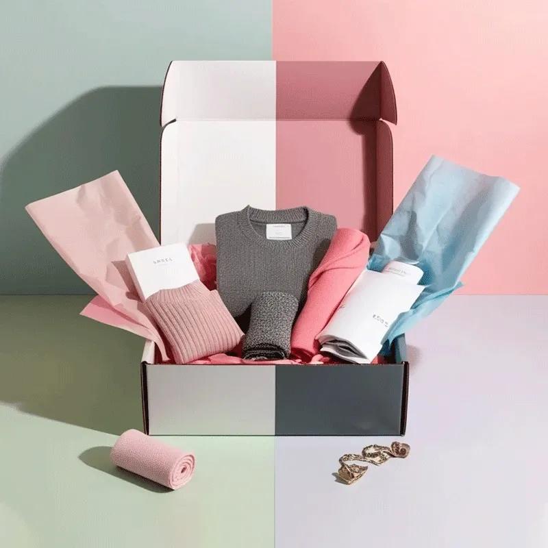 Affordable apparel gift boxes tailored to elevate gifting and product packaging