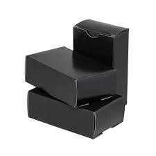 High-quality black soap boxes crafted for durability and an upscale appearance