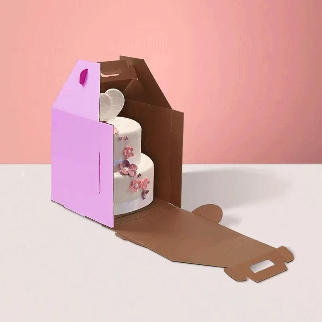 High-quality tall cake boxes crafted for durability and stylish presentation