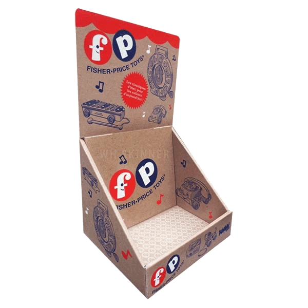Stylish custom counter display box for product showcasing