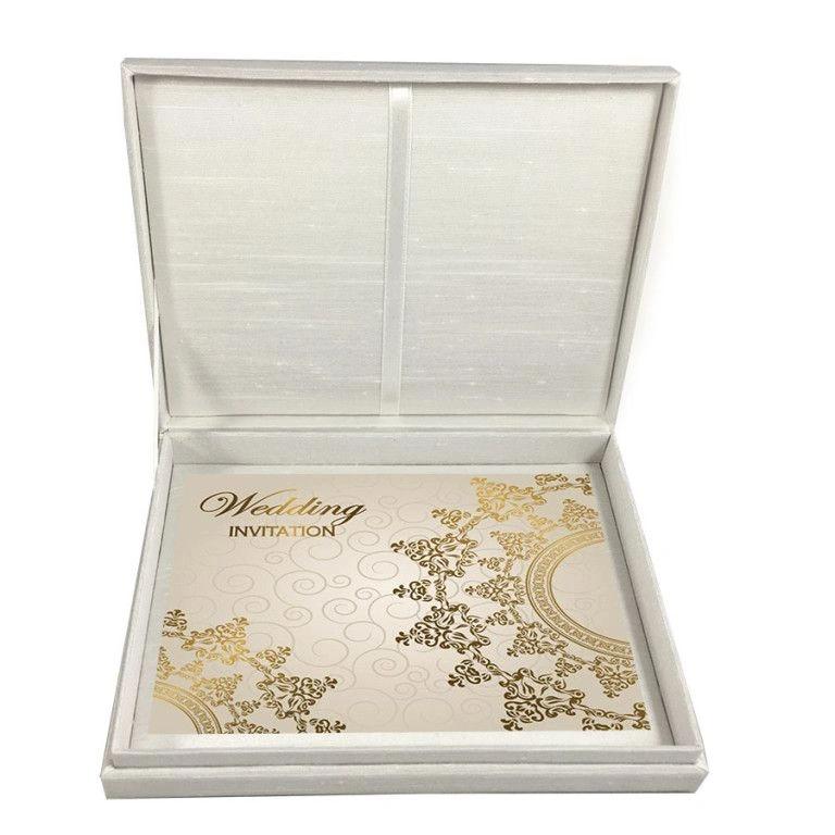 High-quality wedding card boxes crafted for durability and premium presentation