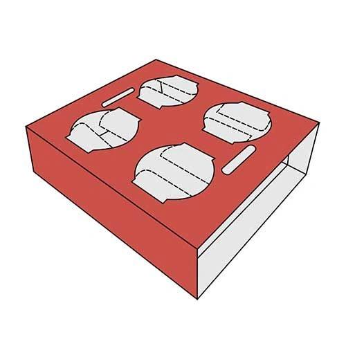 Custom ice cream cone holders designed for secure and stylish presentation