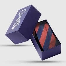 Tie boxes with logo printing to enhance brand visibility and elegance