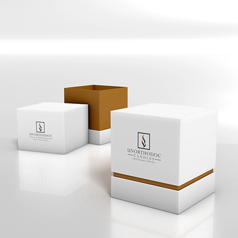 Custom rigid candle boxes designed for elegant and secure packaging solutions