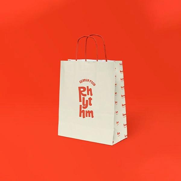 Custom paper food bags designed for eco-friendly and stylish food packaging