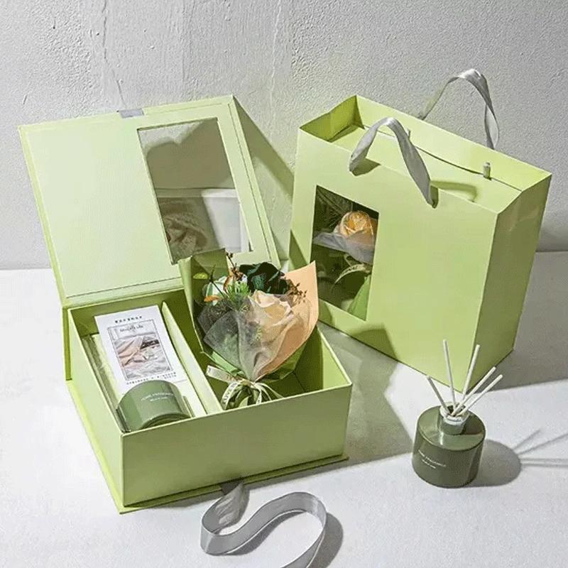 Sturdy brown cardboard gift box perfect for packaging delicate items