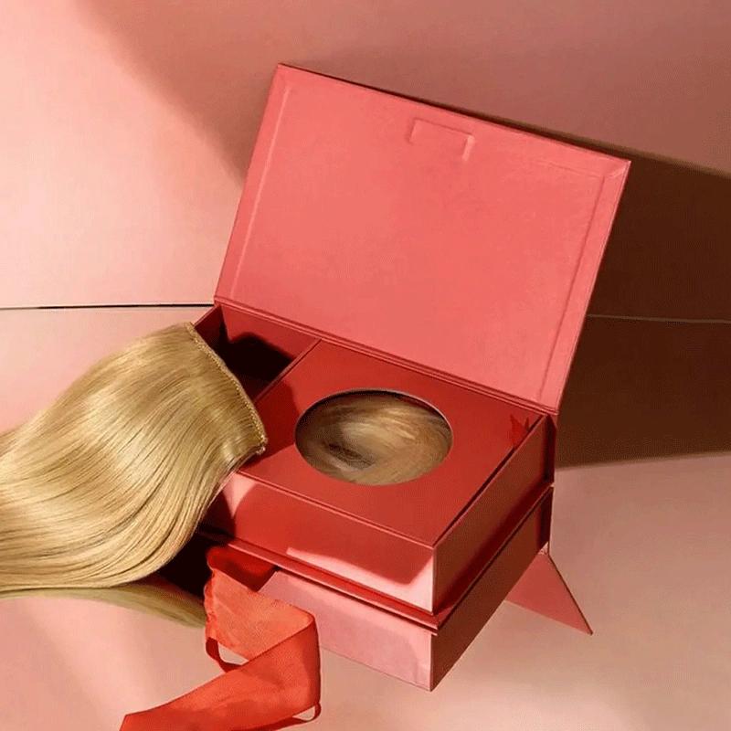 Hair Extension Boxes with Logo for Brand Identity