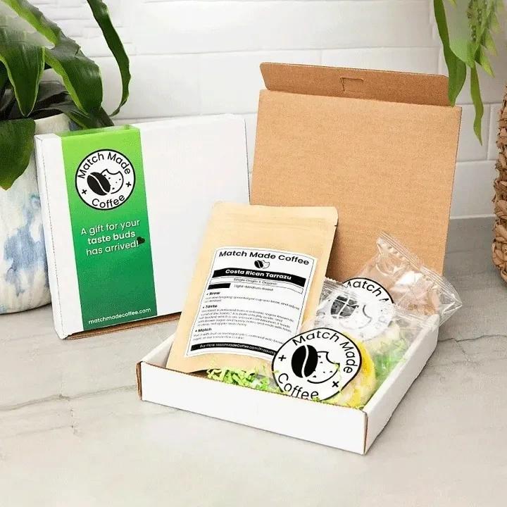 Custom coffee boxes with logo printing to enhance brand visibility and appeal