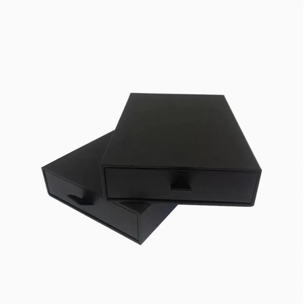 Slide rigid boxes with logo printing to enhance branding and user experience