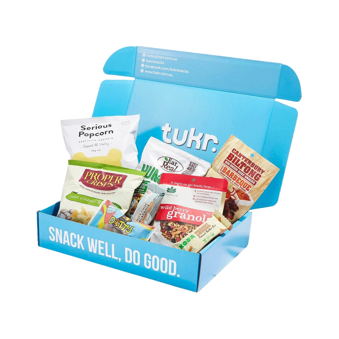 Affordable snacks boxes tailored for parties, retail, and takeaway services