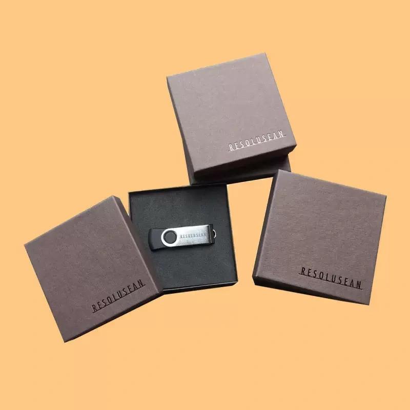 Custom USB rigid boxes designed for secure and stylish packaging solutions