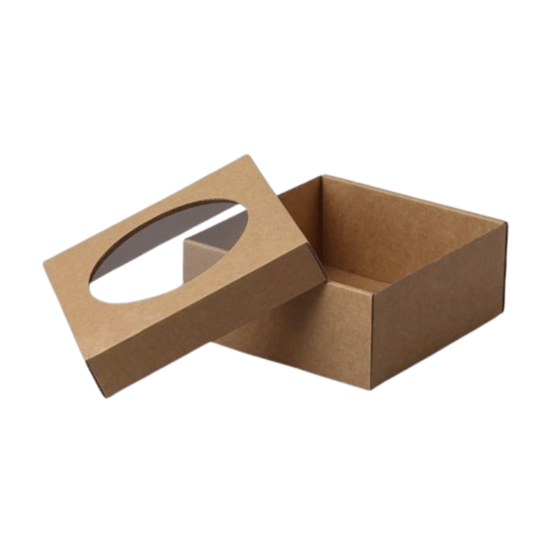 Sturdy cardboard box with fitted lid for secure storage