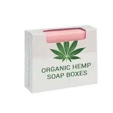 CBD soap boxes with logo printing for branded and professional presentation