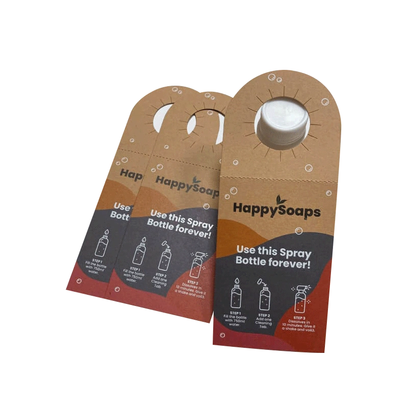Custom bottle neckers for attractive and informative product labeling