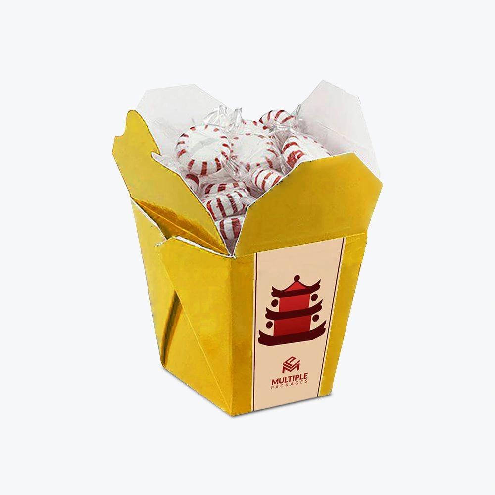 High-quality printed Chinese takeout boxes crafted for an authentic and durable presentation
