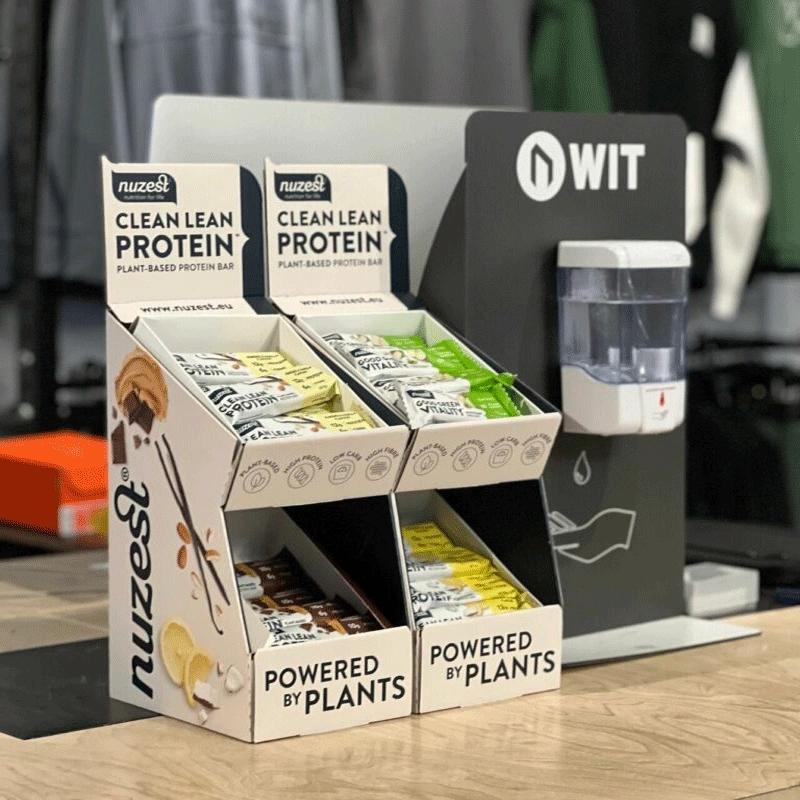 Health counter display boxes with logo printing for branding enhancement
