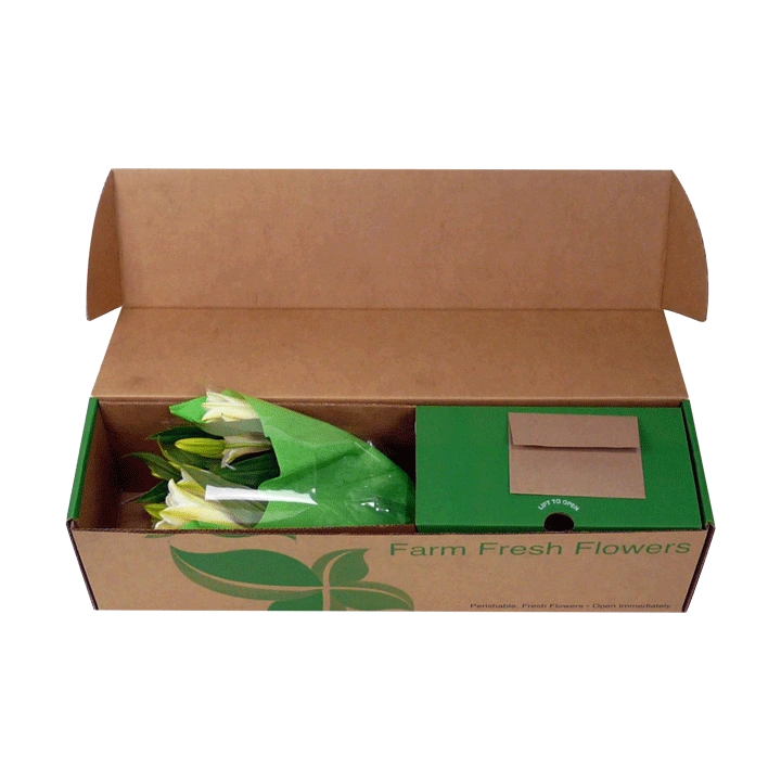 Affordable flower boxes perfect for gifting and retail use