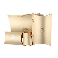 Apparel pillow boxes with logo printing for branded and professional presentation