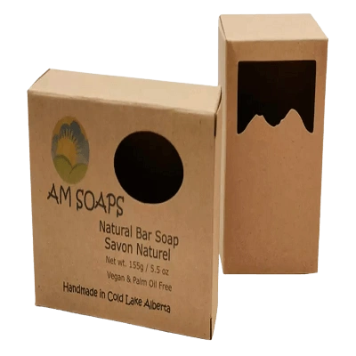 Custom die cut soap boxes designed for stylish and creative packaging in USA