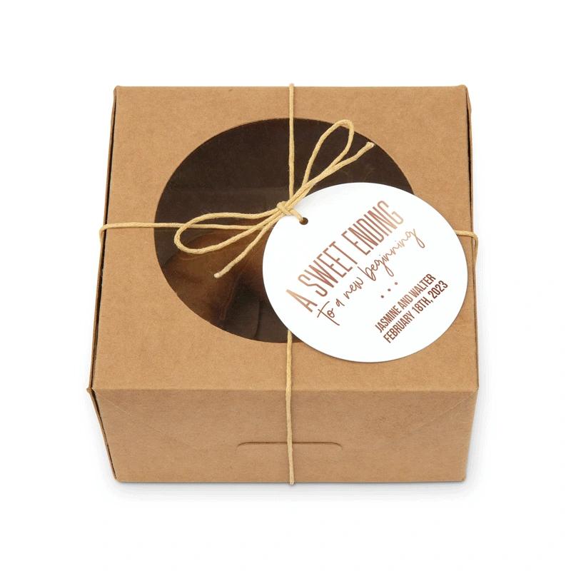 Wholesale kraft donut boxes ideal for bulk packaging orders for bakeries