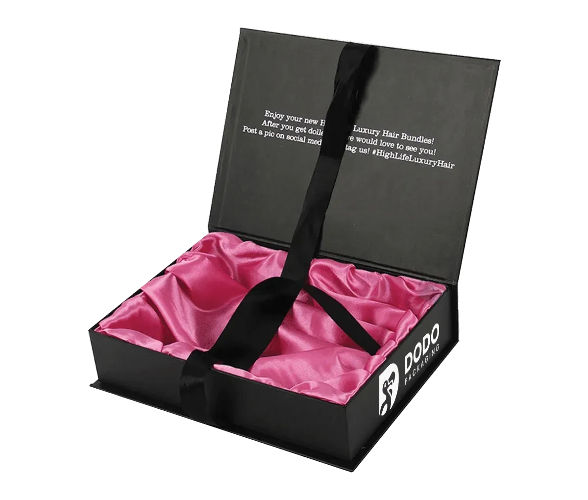 High-quality printed wig boxes crafted for an elegant and durable display