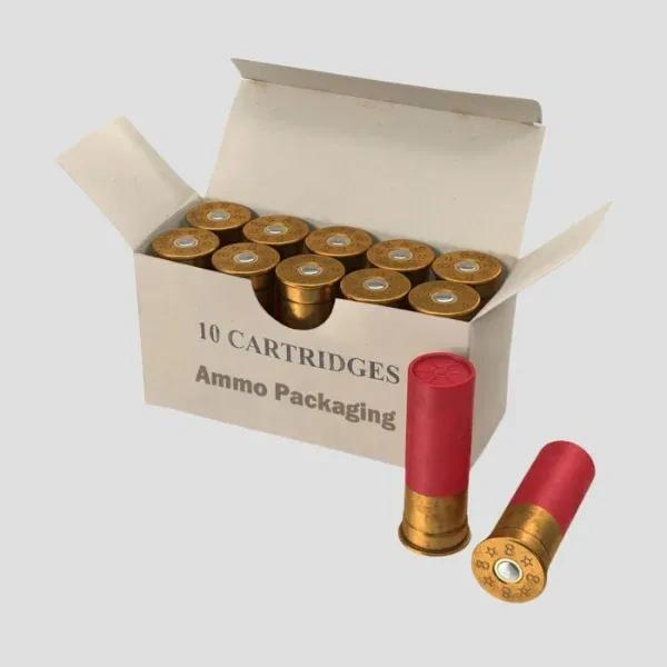 Cardboard ammo boxes with logo printing for professional branding