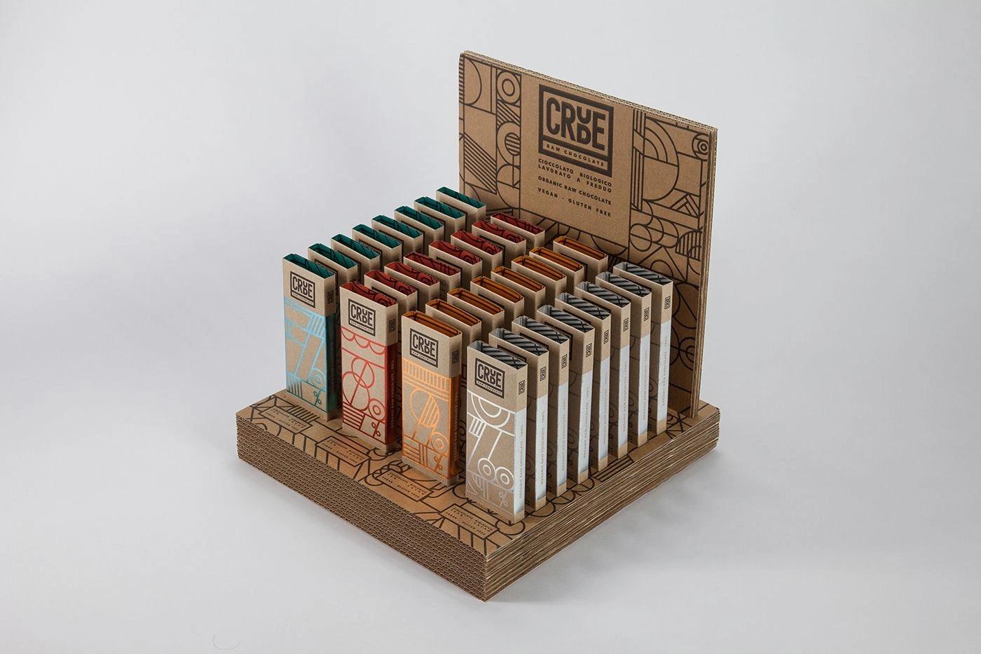 Chocolate display boxes with logo printing for branding enhancement