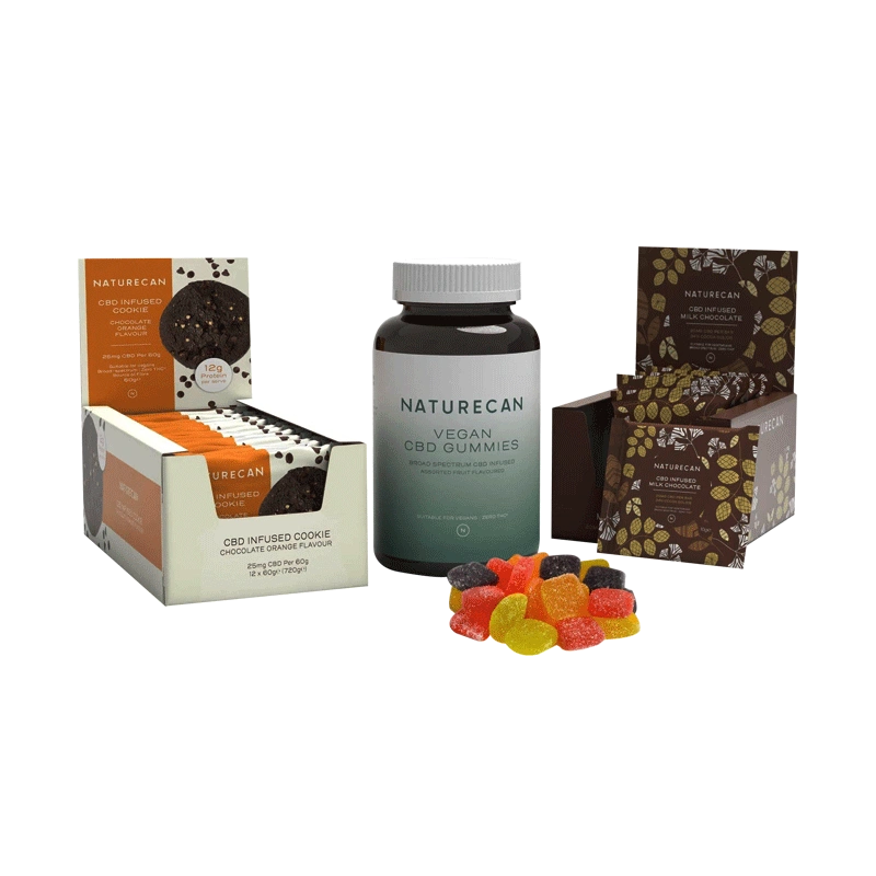 Wholesale CBD candy boxes with custom design