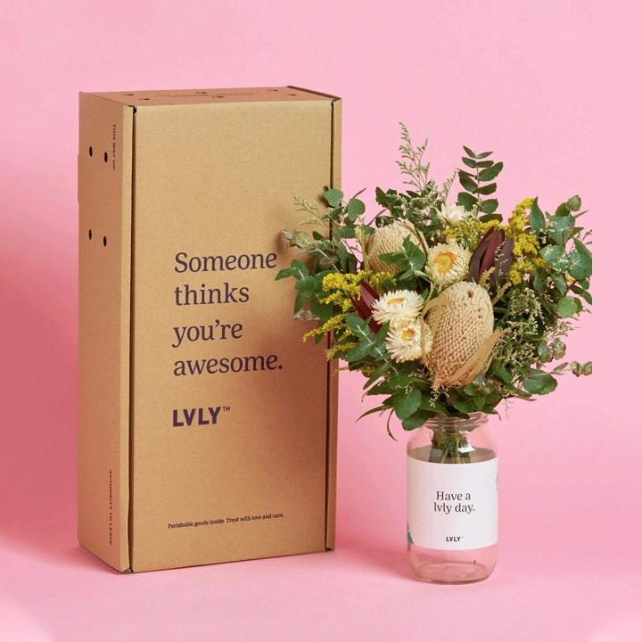Flower boxes with logo printing for professional branding