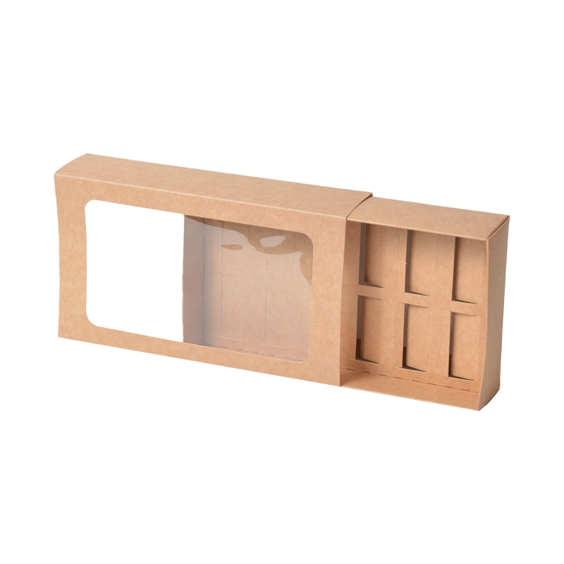 Custom kraft macaron boxes designed for eco-friendly and stylish dessert packaging