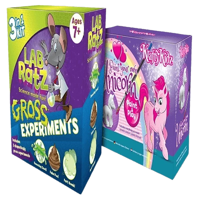 Display toy boxes with logo printing for branding enhancement