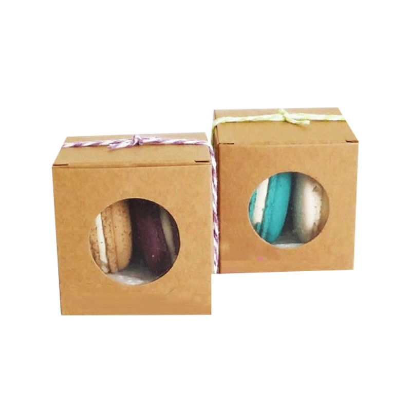 Affordable kraft macaron boxes tailored for gifting, retail, and special occasions