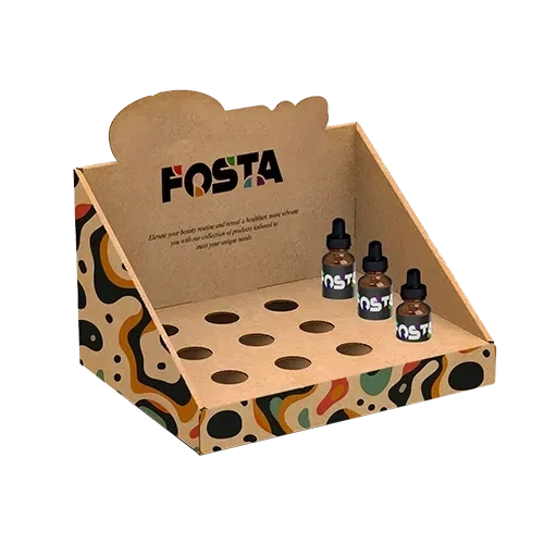Corrugated display boxes with logo printing for professional branding