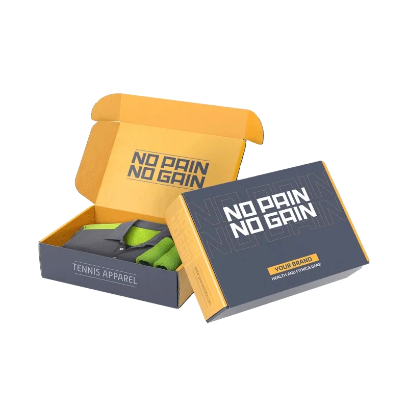 Custom apparel gift boxes designed for stylish and elegant clothing presentation