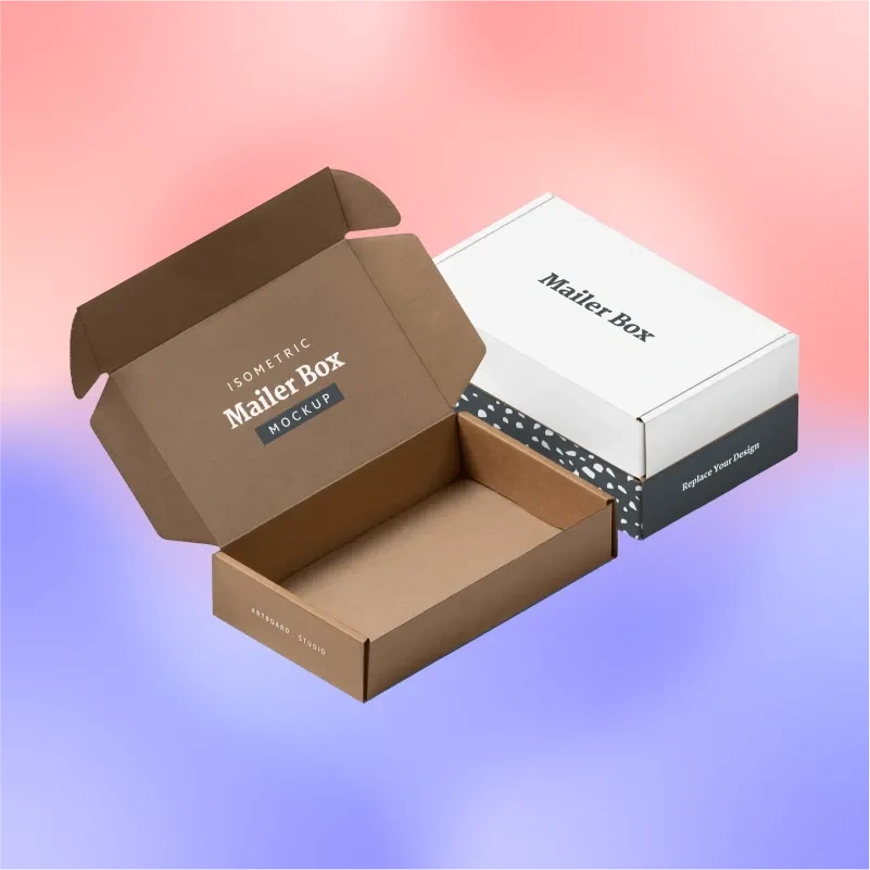 Shirt boxes with logo printing to enhance brand identity and appeal