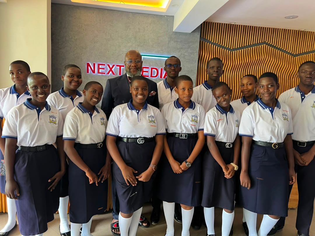 NAALYA SS BWEYOGERERE STUDENTS PAID A COURTESY VISIT TO NEXT MEDIA IN NAGURU